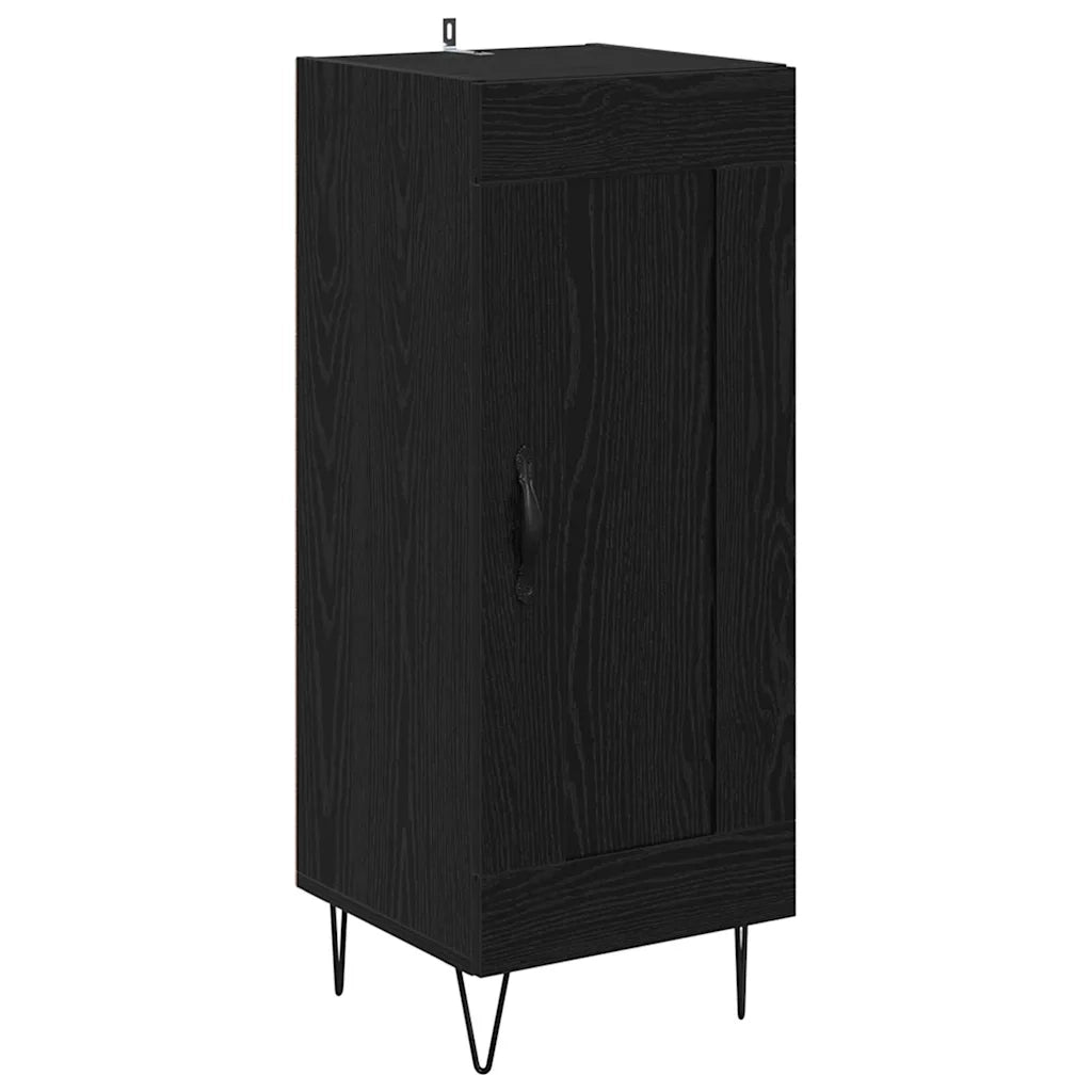 Credenza-Buffet-Armadio da cucina Rovere Nero 34,5 x 34 x 90 cm 755029