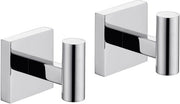 Wandhaken in acciaio inossidabile - design moderno - set da 2 - lucidati