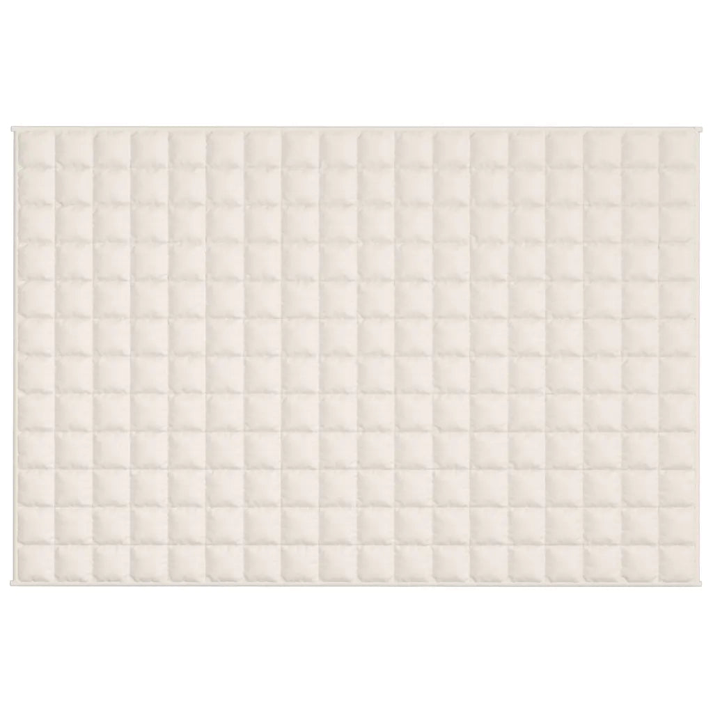 Coperta Ponderata Crema Chiaro 122x183 cm 9 kg Tessuto 3154812