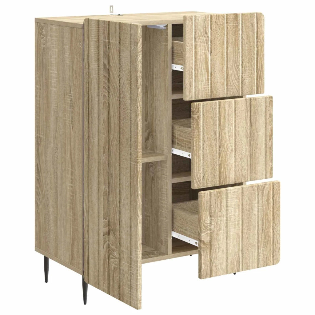 Credenza Rovere Sonoma 66 x 34,5 x 91,5 cm Legno ingegnerizzato
