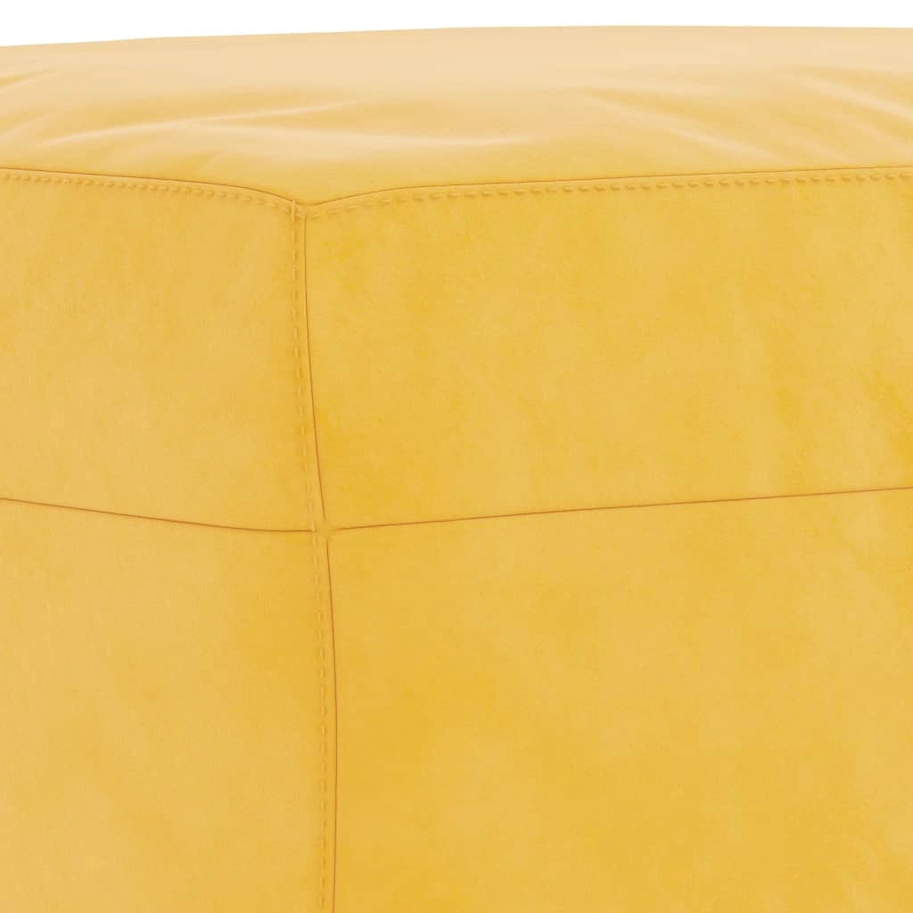 Panca/panca 70 x 35 x 41 cm velluto giallo 02_0010488