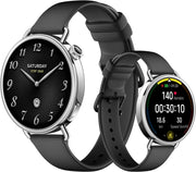 Watch S4 41mm: smartwatch compatto ultra-leggero da 32g, previsione ciclo, controllo della salute con un tap, 150+ modalità sportive, funzioni sicurezza, HyperOS 3, cinturino fluororubber Nero