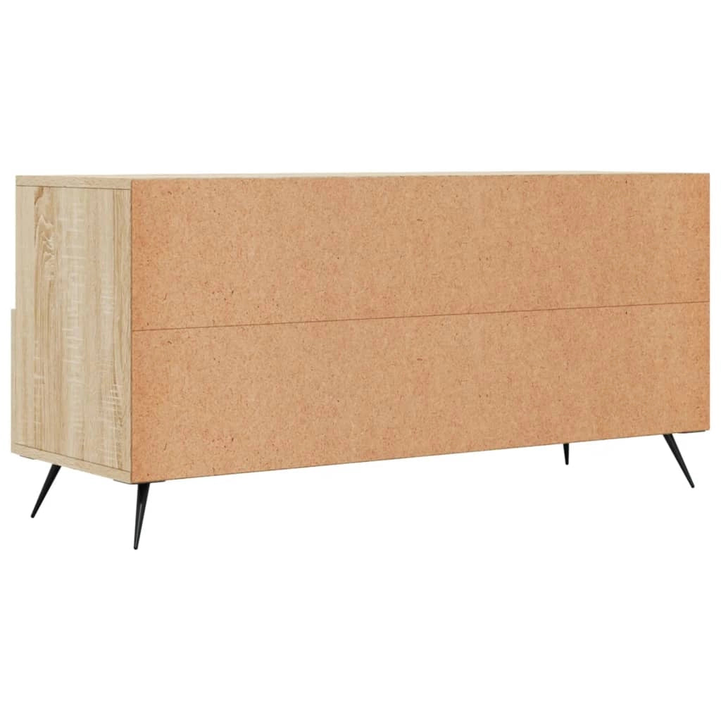 Mobile TV multimediale mensola TV credenza mobile TV sala da pranzo soggiorno camera da letto rovere Sonoma 102 x 36 x 50 cm legno ingegnerizzato marrone 02_0027447