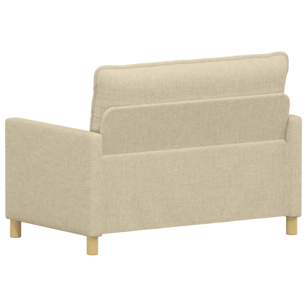 Divano Crema 126 x 81 x 87,5 cm Tessuto