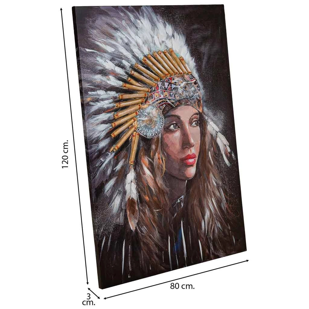 Quadro dipinto a mano con rilievo grigio 80x120x3h
