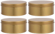 Scatole Decorative per Dolci - Contenitori per Caramelle - Scatole per Magazzino - 4 Pezzi - Grande Bicchieri Sferici in Acciaio Inossidabile