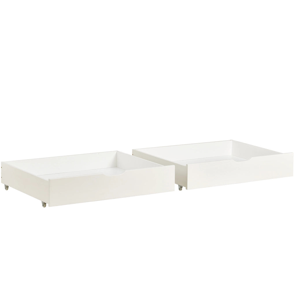 cassetti per letto mdf bianco 93 x 66.5 cm
