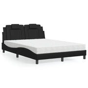 Letto Viana con Materasso Nero 120x200 cm in Similpelle 3208782
