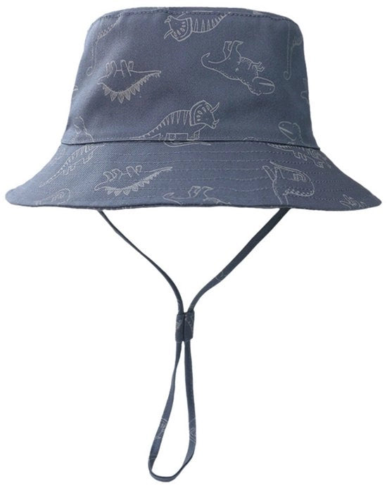 Cappello per bambini in cotone - 54 cm protezione solare per bambini - cappello per animali - unisex - cappello estivo per bambini - bambini primavera e estate cappello a stampa cartoon - cappello per bambini regolabile con elastico