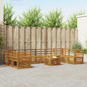 Set divani Naturale Legno di Acacia Massello 3375579