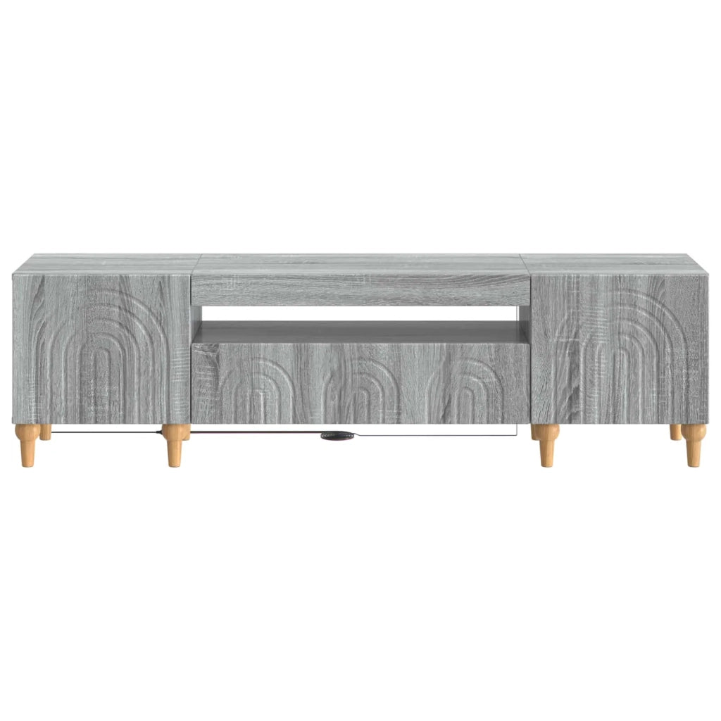 Mobile TV LED Sonoma grigio Legno ingegnerizzato 896251