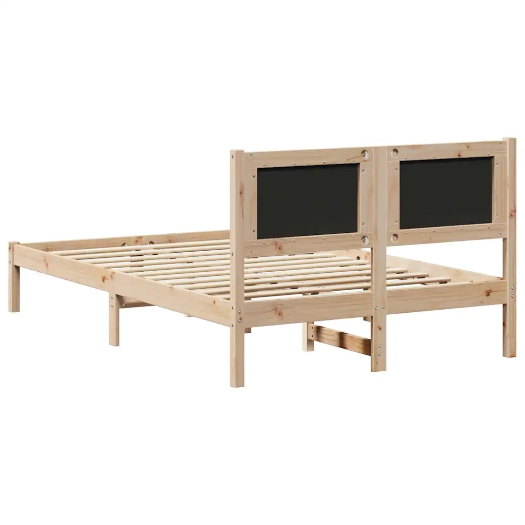 Struttura del letto Grigio scuro 120 x 190 cm Pino massello 878135