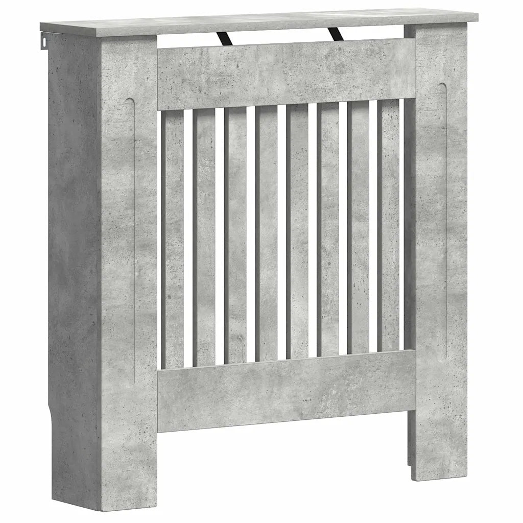 Copertura per radiatori Grigio cemento 78 x 19 x 81,5 cm 884094