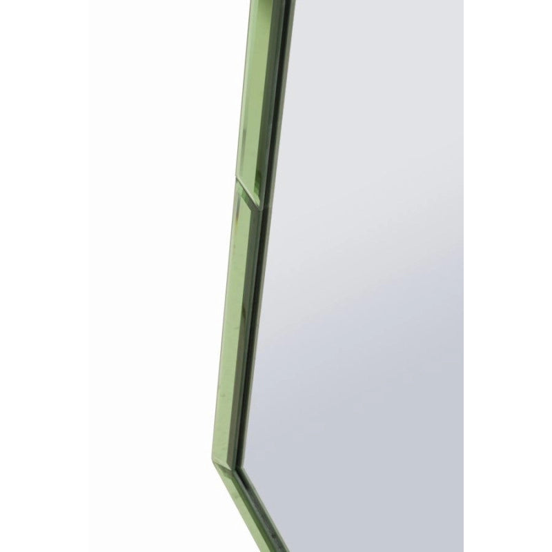 Specchio Da Muro Baku Verde cm 55x2x150 (misura Specchio cm 49x144)