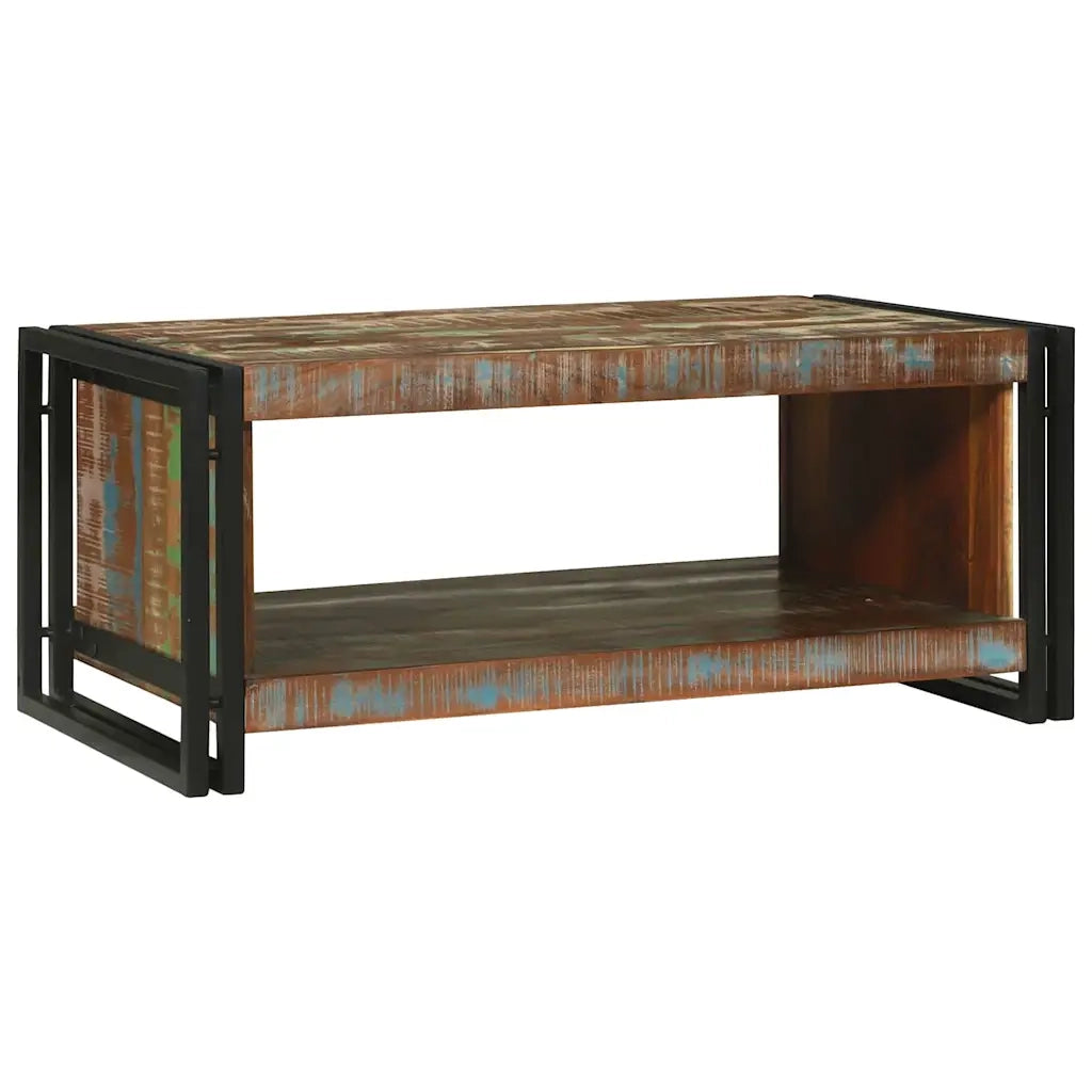 Tavolino da salotto 90 x 50 x 38 cm Legno Recuperato Massello 4104717