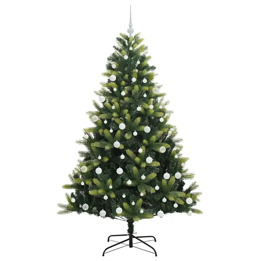Albero di Natale Artificiale a Cerniera con 300 LED 180 cm