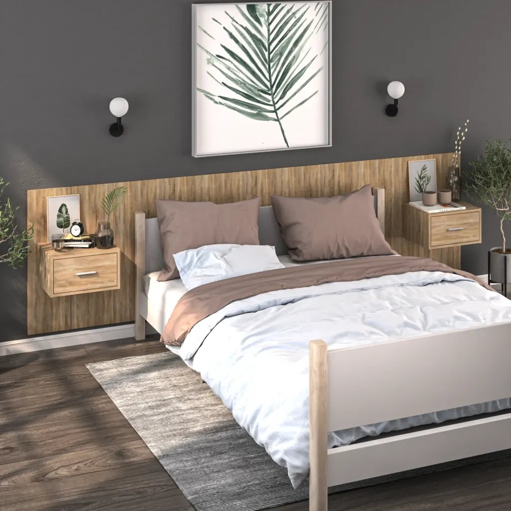 Comodino a Parete Rovere Sonoma cod mxl 30500