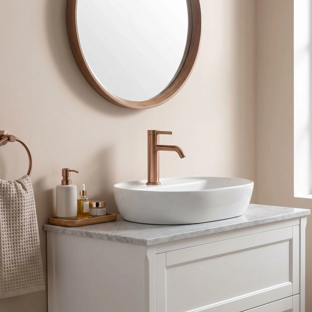 Rubinetto Da Bagno Rea Rivo Brush Copper