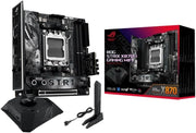 ROG Strix X870-I Gaming WiFi Scheda madre AMD, 10+2+1 stadi di alimentazione, slot DDR5, due slot M.2, PCIe 5.0 con pieno supporto per le GPU di nuova generazione, WiFi 7, porte USB4 e Aura Sync