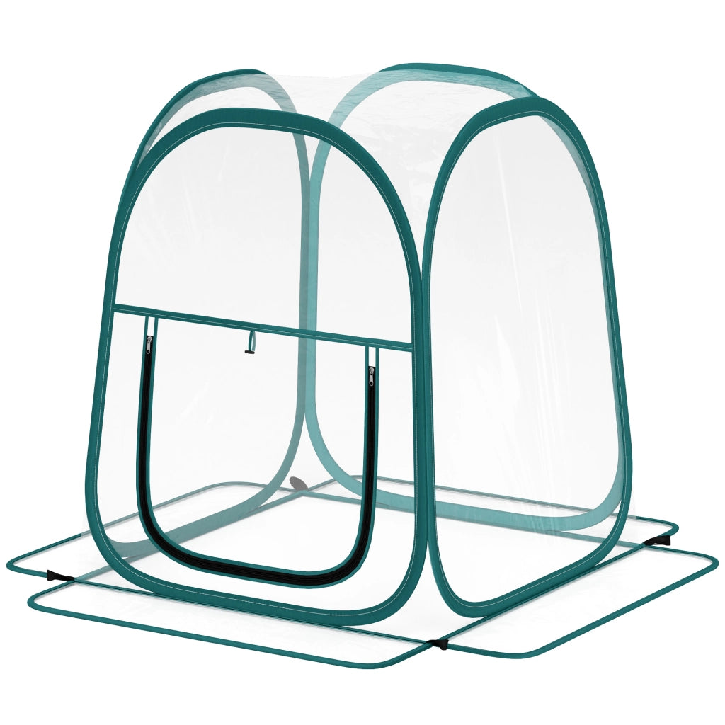 Mini Serra da Giardino ¨C zephmum ¨C Plastica Trasparente 70x70x80 cm