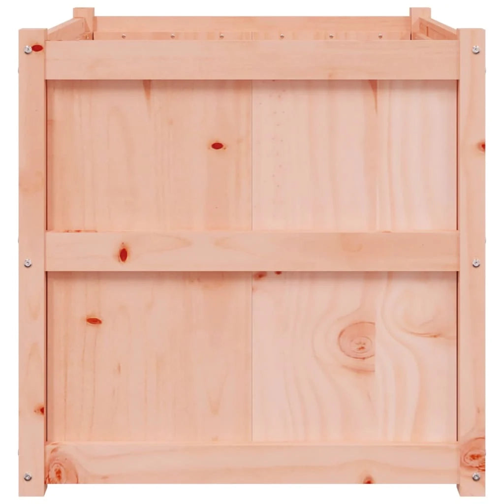Vassoio per fioriera aiuola rialzata piante fiori terrazza giardino 70 x 70 x 70 cm legno massello di abete Douglas marrone 02_0037835