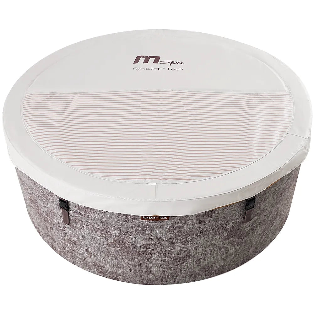 Tempo Style -  Piscina Idromassaggio Circolare semirigida Mspa Cocoon-Eco F-CO066W (6 Posti) |1.80 Ø x 0.65 H |850 litri | 130 getti d'aria massaggianti a 3 velocità