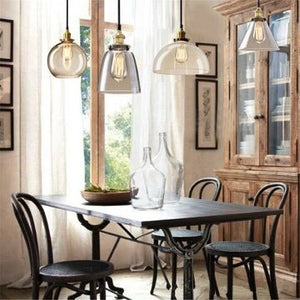 Lampada Da Soffitto Pensile Di Vetro Verto C