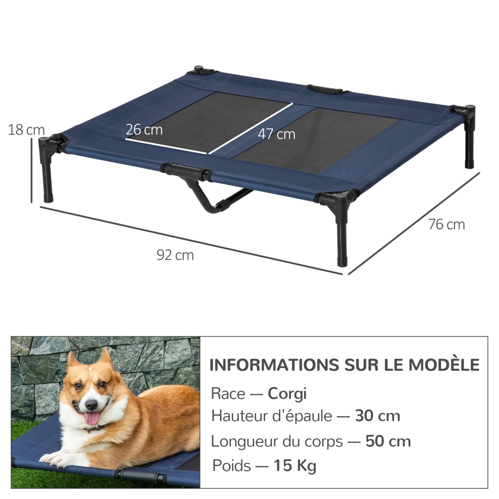 Letto per cani e gatti ¨C zephmum ¨C tessuto Oxford, acciaio