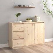 Credenza-Buffet-Armadio da cucina 111x34x75 cm in Legno Massello di Pino