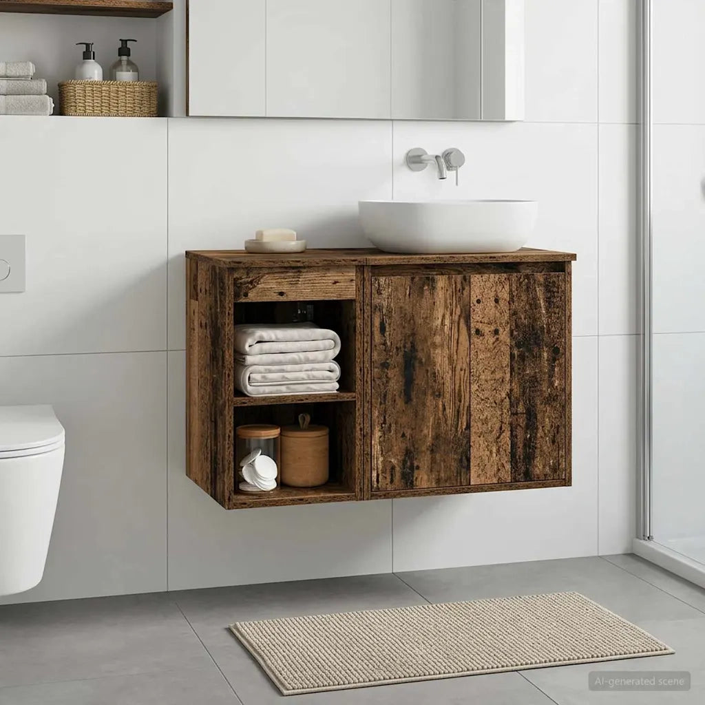 Armadio Bagno In-between Legno antico 30 x 44,5 x 50 cm 890356