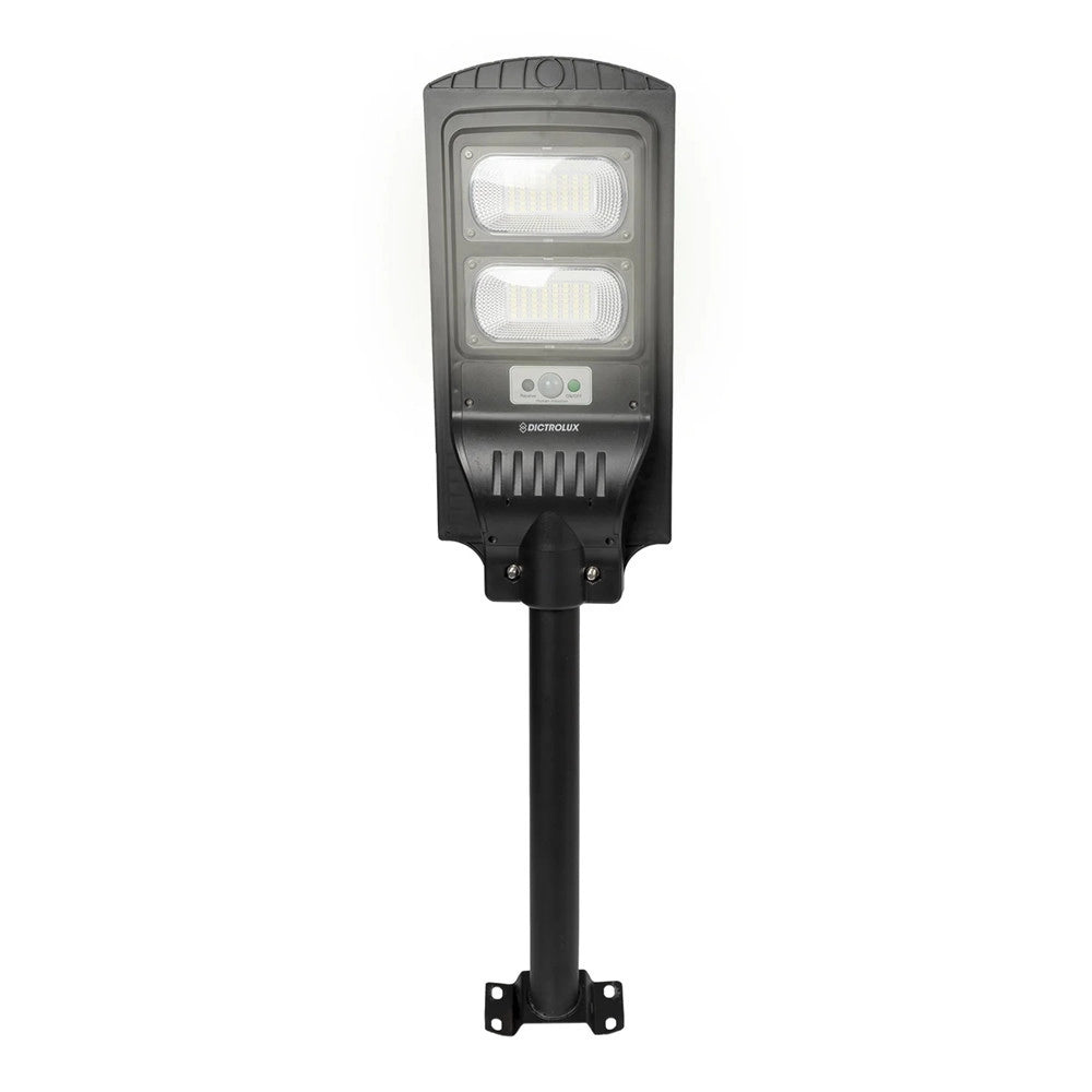 Trade Shop - Lampione Stradale Faretto Pannello Solare Led 200 Watt 1800 Lm Con Telecomando Supporto -