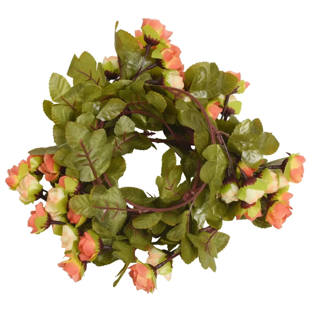 Ghirlande Fiori 6 pz Rosso Tramonto 215 cm 359063