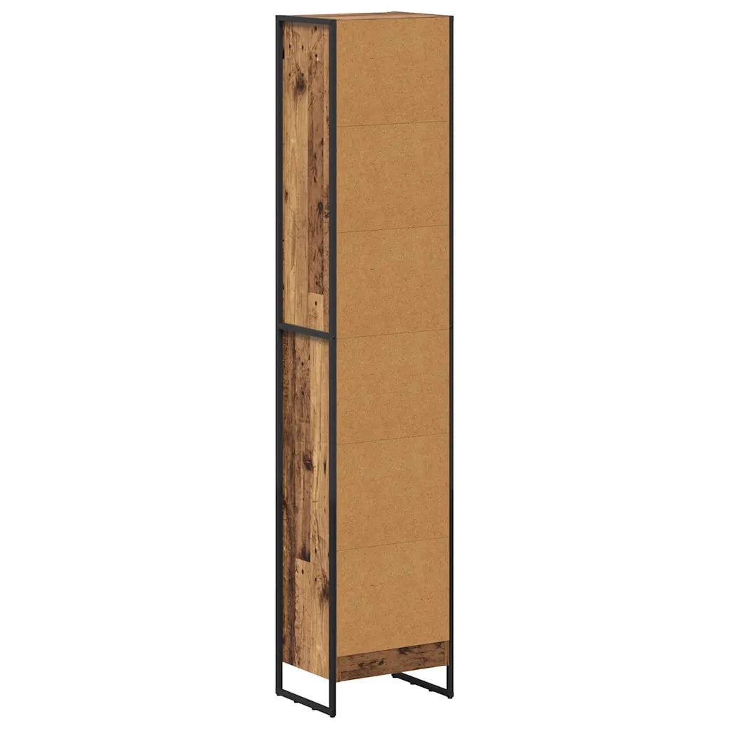 Armadio per Libri Legno vecchio 40 x 30 x 189,5 cm