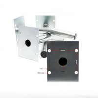 Supporto per pneumatici a parete, 4 ganci per gomme auto max 50 kg, Portagomme