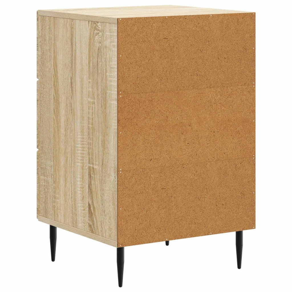 Comodino | Armadio da Notte | Mobiletto da notte con cassetto Rovere Sonoma 43 x 41 x 66,5 cm
