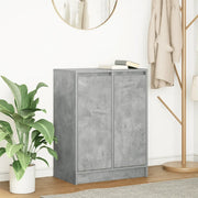 vidaXL Credenza Grigio Cemento 57x34x76 cm in Legno Multistrato