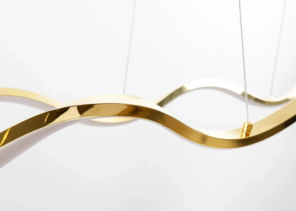 Lampada A Sospensione A Led Lhj027-cp 100cm Oro