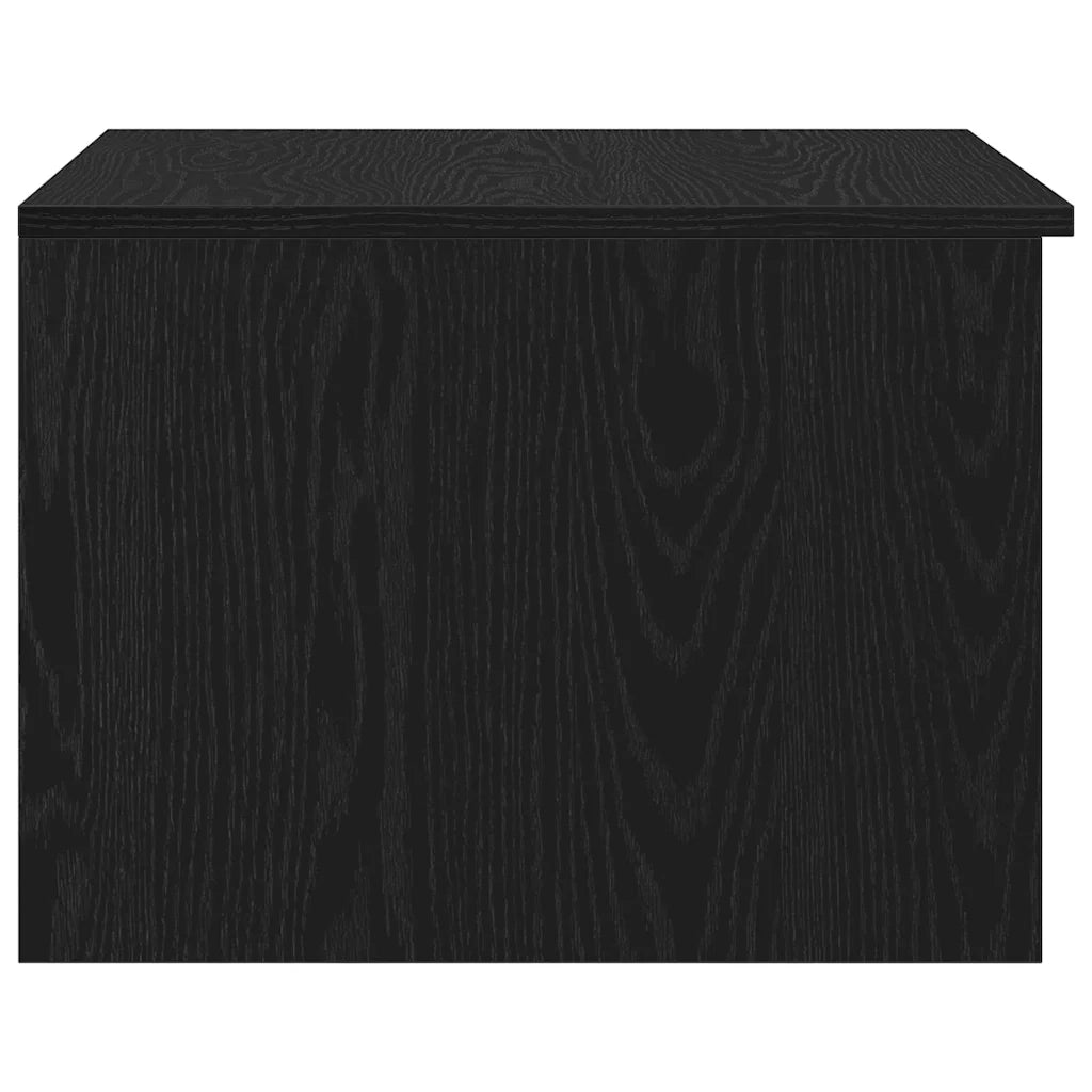 Tavolino da salotto with Drawer Rovere nero 50 x 50 x 36 cm 862743