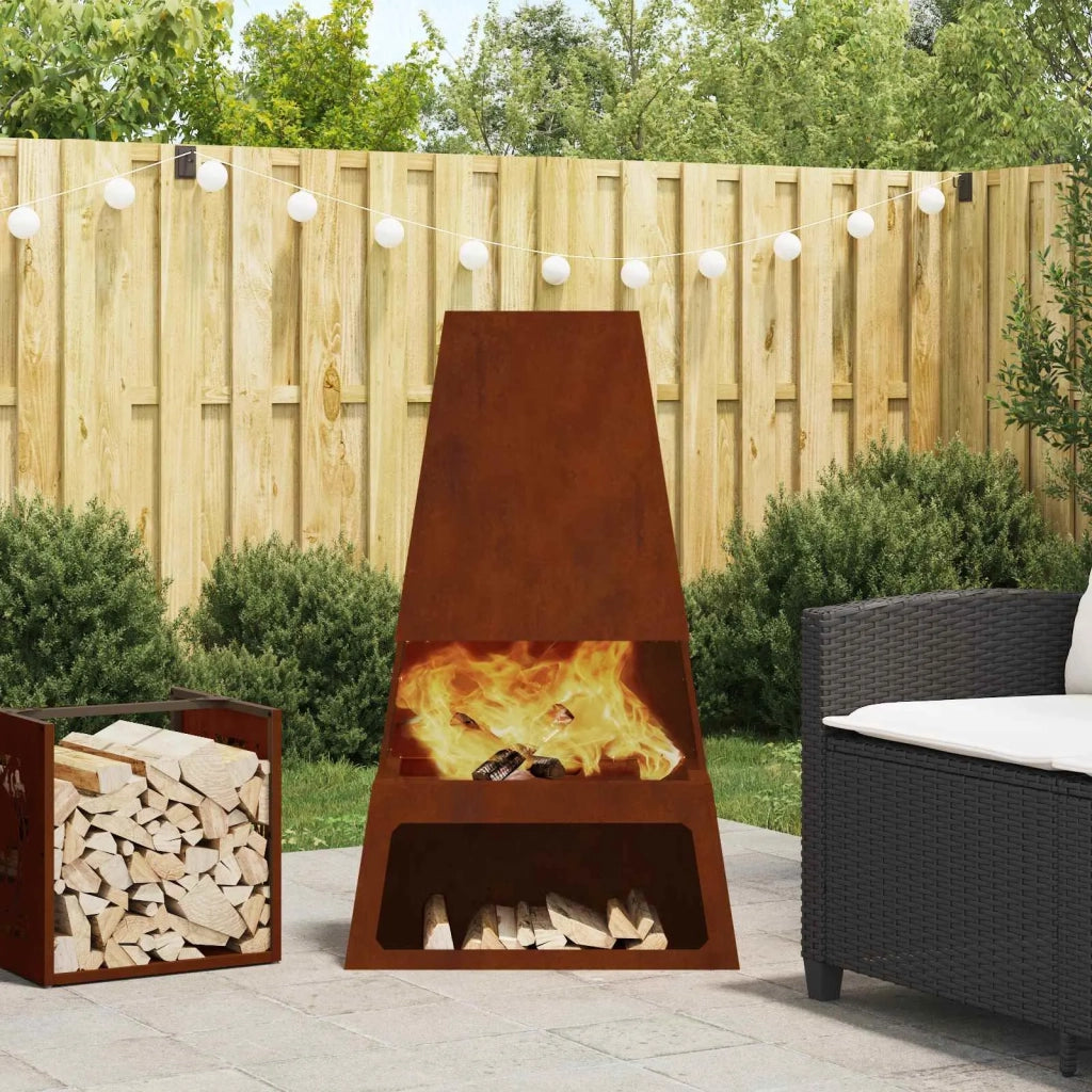 Focolare Marrone 60 x 35 x 100 cm CFW9119658