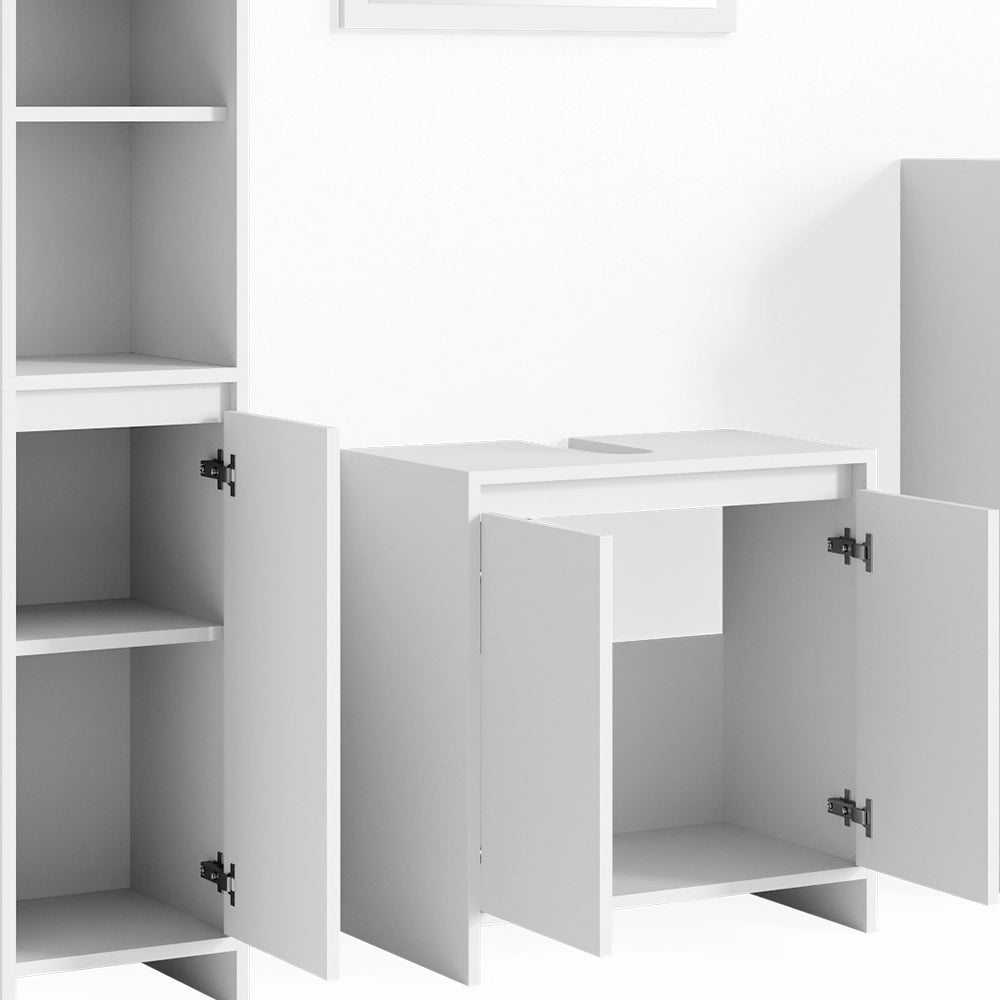 Vicco Set mobili bagno Bianco 4 parti