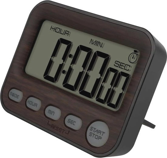 Orologio digitale per cucina con grande display LED - Cronometro magnetico per cucina, studio e allenamento