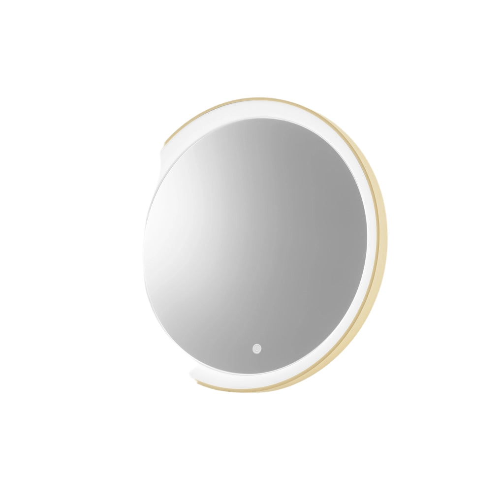 KRIZIA A/P - Applique Led 25W Dimmerabile con Specchio, Touch CCT 3000K-4000K, Antiappannamento, Finitura New Beige - Gealuce