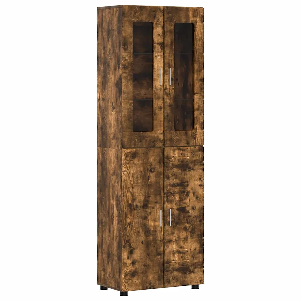 Set mobile TV FLORIN 3 pcs Rovere fumé Legno multistrato 3397969
