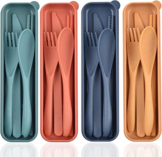 Set di utensili da viaggio con valigetta - Utensili da viaggio portatili - Sostituibili - 4 set 

(Nota: ho rimosso il nome del marchio e mantenuto il resto del titolo)
