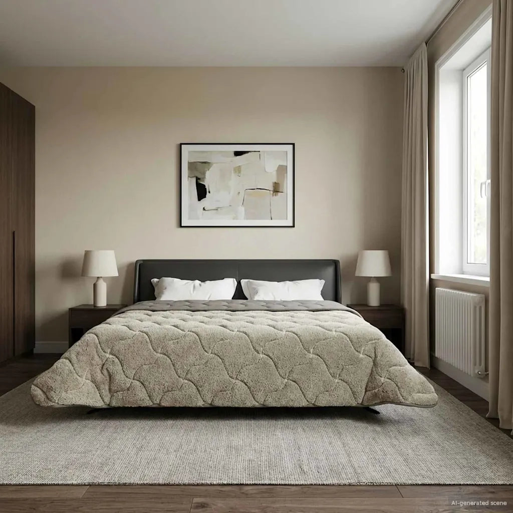 Duvet Estivo Trapuntato Grigio chiaro 220 x 240 cm 42026178