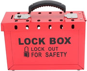 Cassa di Blocco e Sblocco Duratura - Cassa di Sblocco Portatile a Cappio - 12 Cavi - Deposito di Sblocco - Resistente all'Umidità - Resistente all'Ossidazione Piattaforma in Acciaio - Cassa di Cappio Portatile