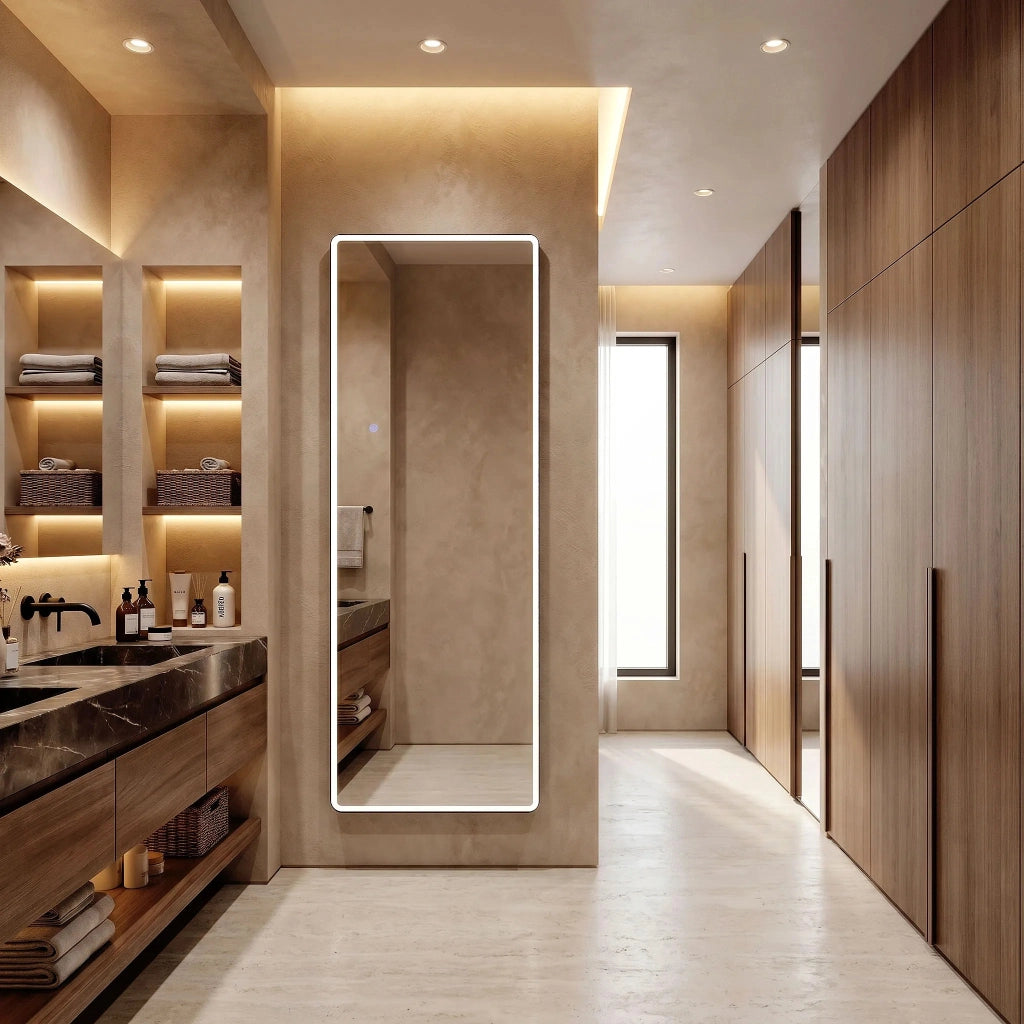 Specchio Led Classico 60x170cm Black