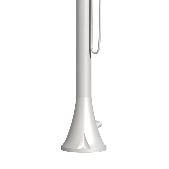 Doccia da Giardino in Acciaio Inox con Miscelatore e Doccino Sined Luna D Bianco