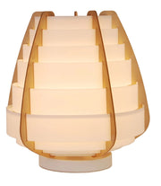 Candellux Nagoja lampada da tavolo bianca/gialla E27