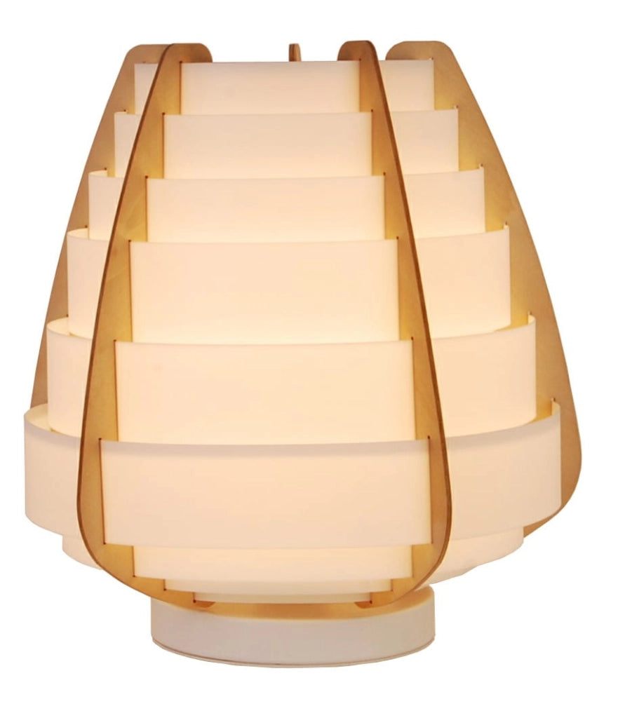 Candellux Nagoja lampada da tavolo bianca/gialla E27